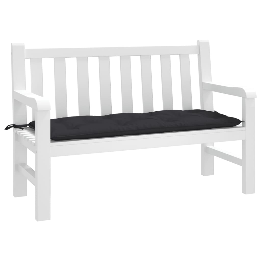 Tuinbankkussen 120x50x7 cm oxford stof zwart is nu te koop bij PeponiXL, paradijselijk wonen!