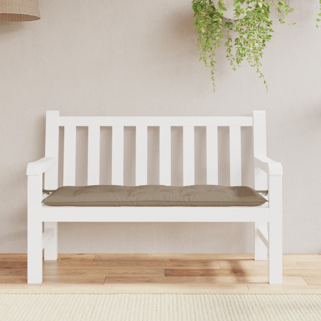 Tuinbankkussen 120x50x7 cm oxford stof taupe is nu te koop bij PeponiXL, paradijselijk wonen!