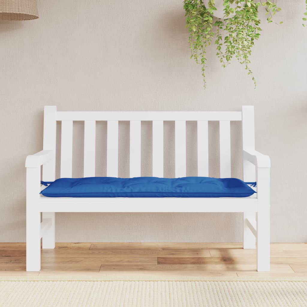 Tuinbankkussen 120x50x7 cm oxford stof blauw is nu te koop bij PeponiXL, paradijselijk wonen!