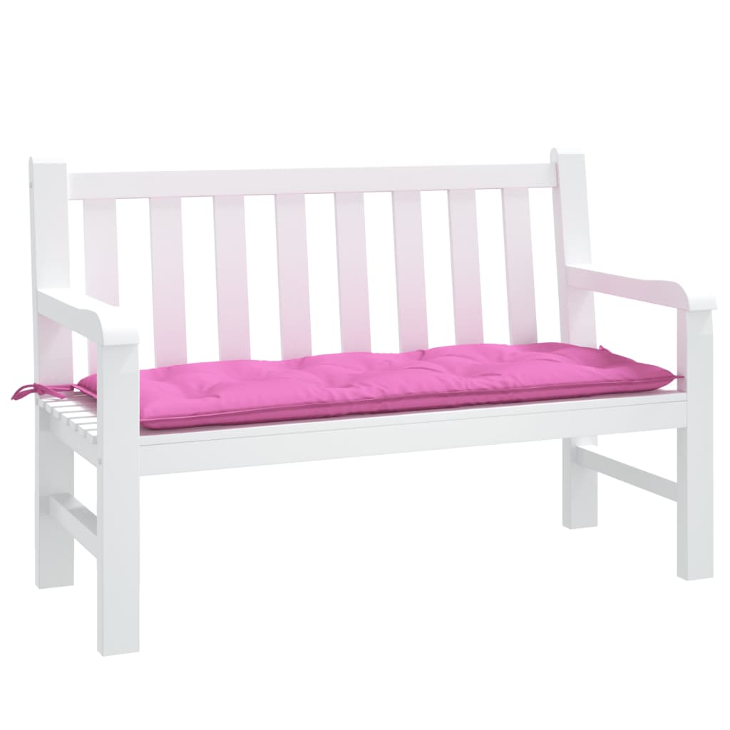 Tuinbankkussen 120x50x7 cm stof roze is nu te koop bij PeponiXL, paradijselijk wonen!
