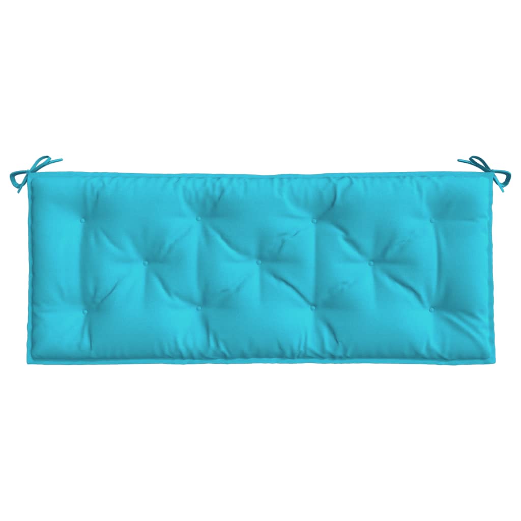 Tuinbankkussen 120x50x7 cm stof turquoise is nu te koop bij PeponiXL, paradijselijk wonen!