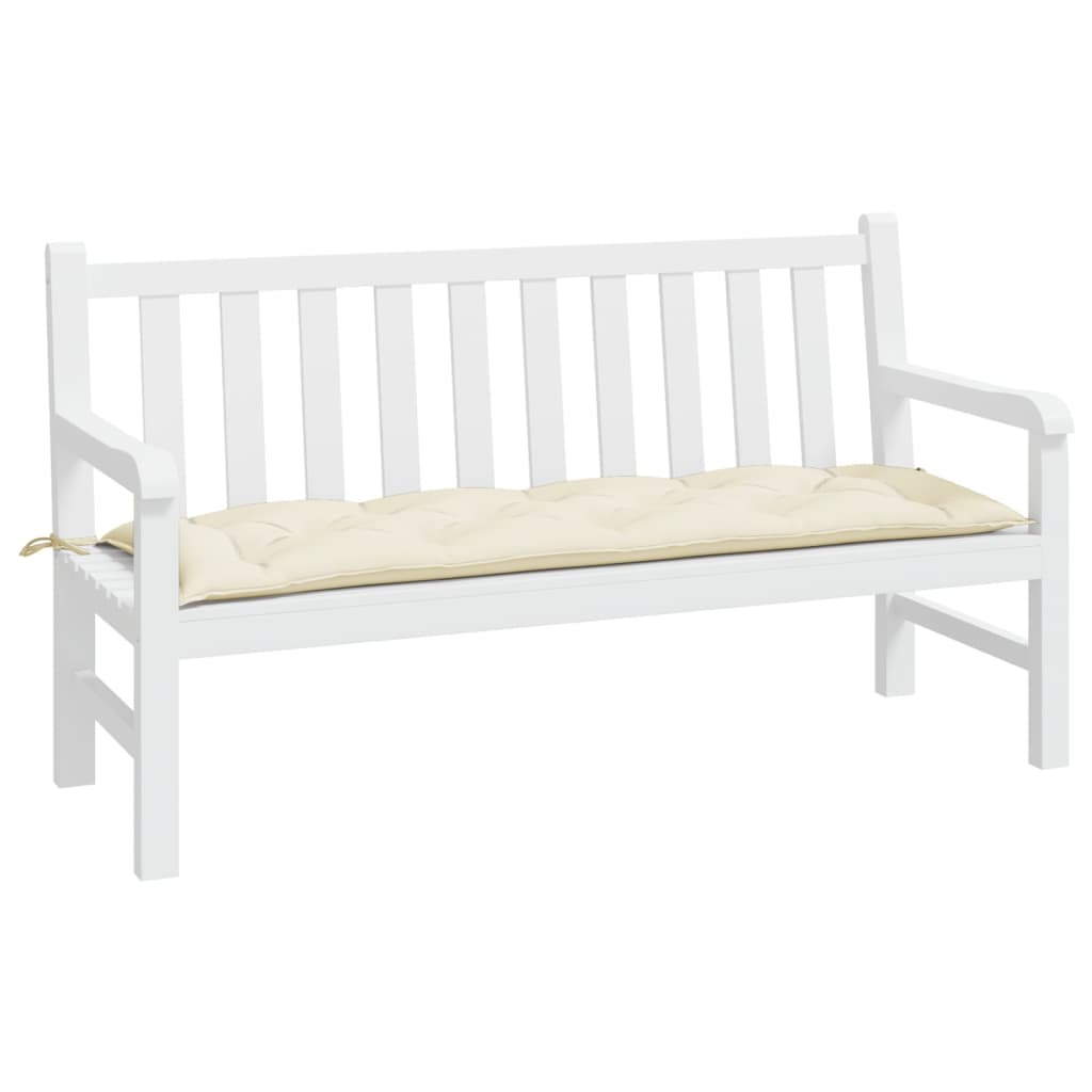 Tuinbankkussen 150x50x7 cm oxford stof crèmekleurig is nu te koop bij PeponiXL, paradijselijk wonen!