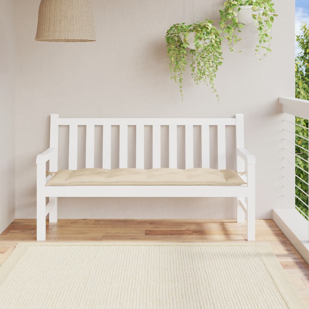 Tuinbankkussen 150x50x7 cm oxford stof beige is nu te koop bij PeponiXL, paradijselijk wonen!