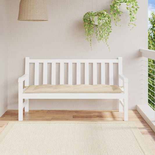 Tuinbankkussen 150x50x7 cm oxford stof beige is nu te koop bij PeponiXL, paradijselijk wonen!