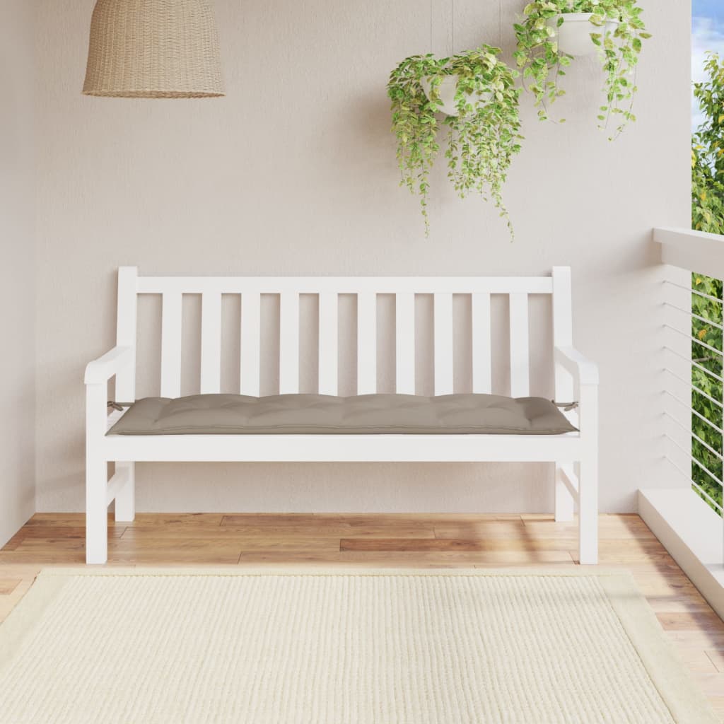 Tuinbankkussen 150x50x7 cm oxford stof taupe is nu te koop bij PeponiXL, paradijselijk wonen!