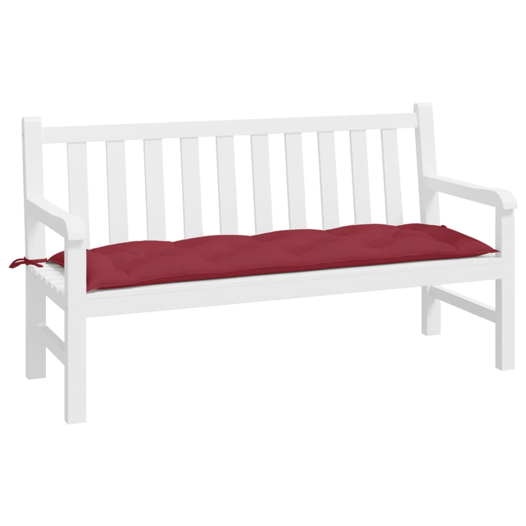 Tuinbankkussen 150x50x7 cm oxford stof wijnrood is nu te koop bij PeponiXL, paradijselijk wonen!