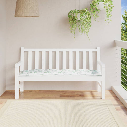 Tuinbankkussen 150x50x7 cm oxford stof bladpatroon is nu te koop bij PeponiXL, paradijselijk wonen!