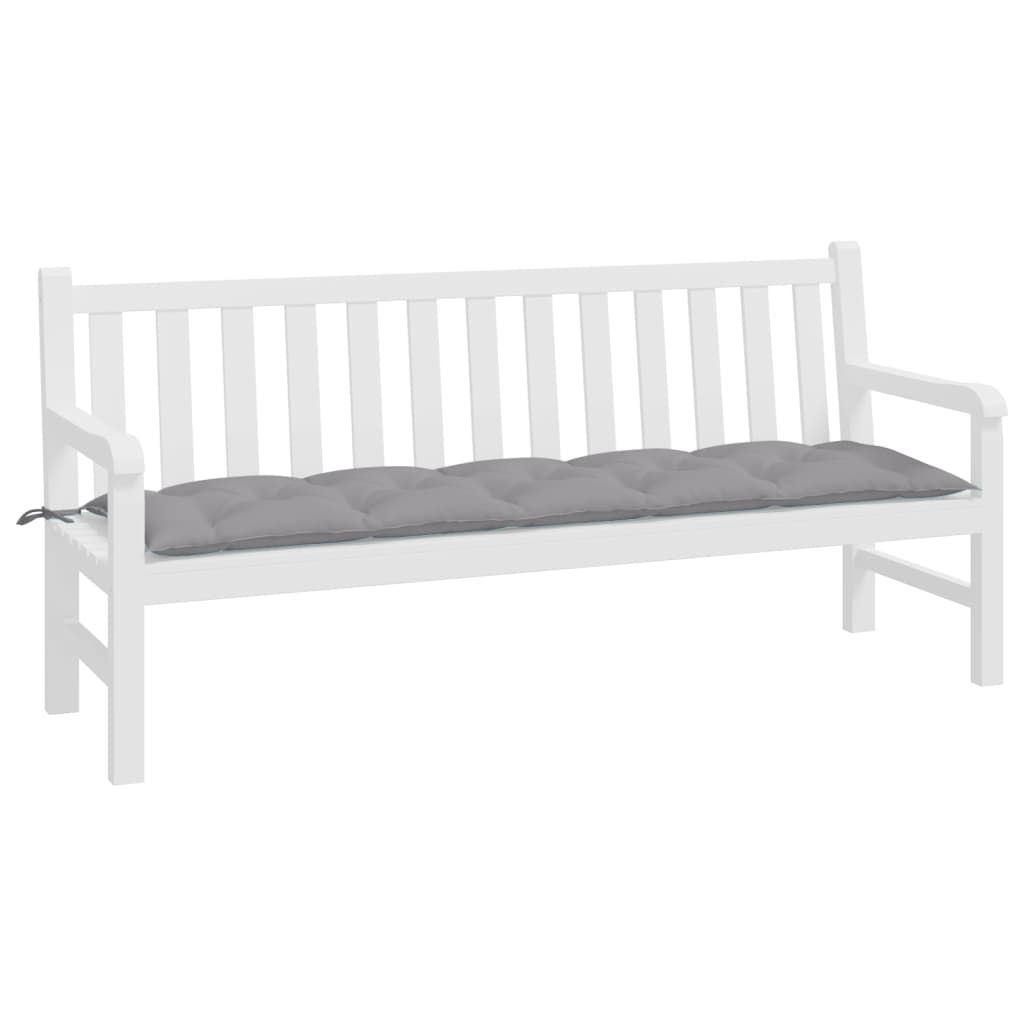 Tuinbankkussen 180x50x7 cm oxford stof grijs is nu te koop bij PeponiXL, paradijselijk wonen!
