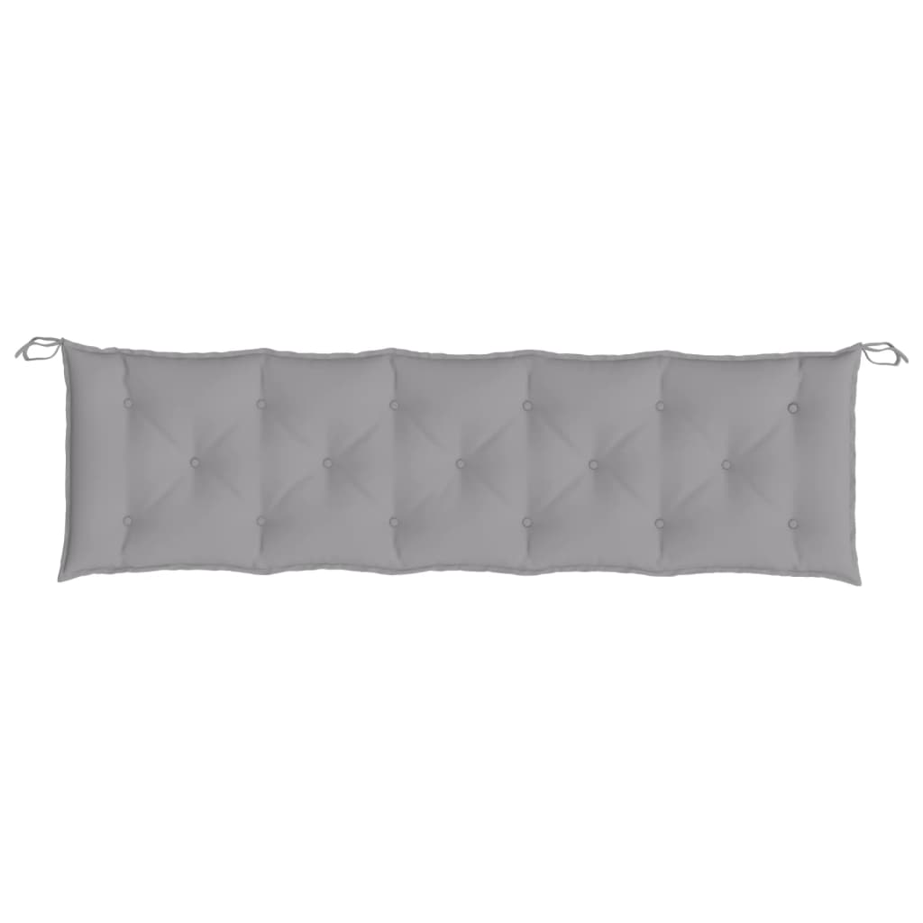 Tuinbankkussen 180x50x7 cm oxford stof grijs is nu te koop bij PeponiXL, paradijselijk wonen!