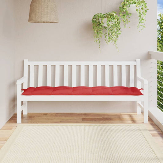 Tuinbankkussen 180x50x7 cm oxford stof rood is nu te koop bij PeponiXL, paradijselijk wonen!