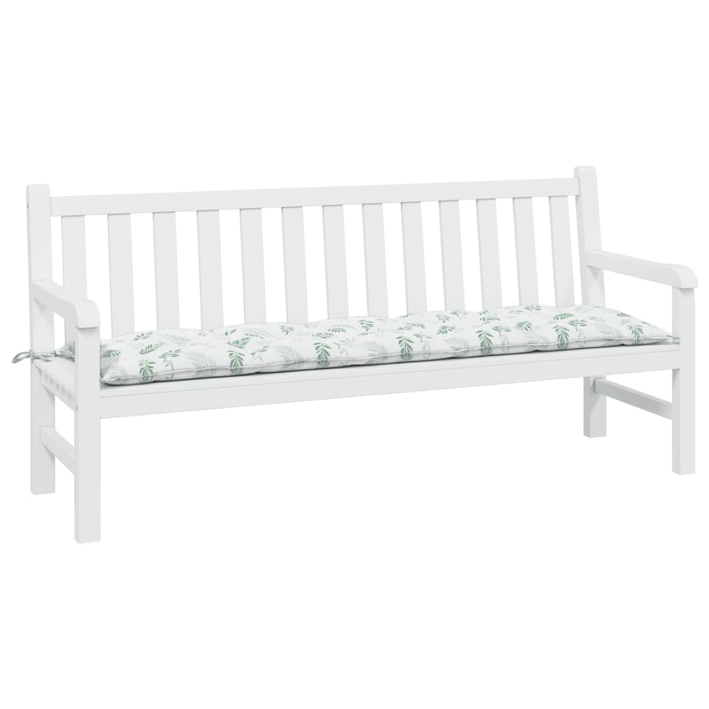 Tuinbankkussen 180x50x7 cm oxford stof bladpatroon is nu te koop bij PeponiXL, paradijselijk wonen!