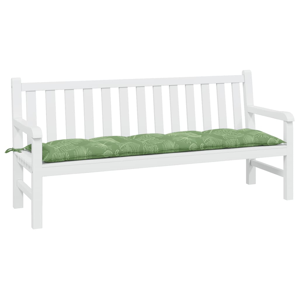 Tuinbankkussen 180x50x7 cm oxford stof bladpatroon is nu te koop bij PeponiXL, paradijselijk wonen!