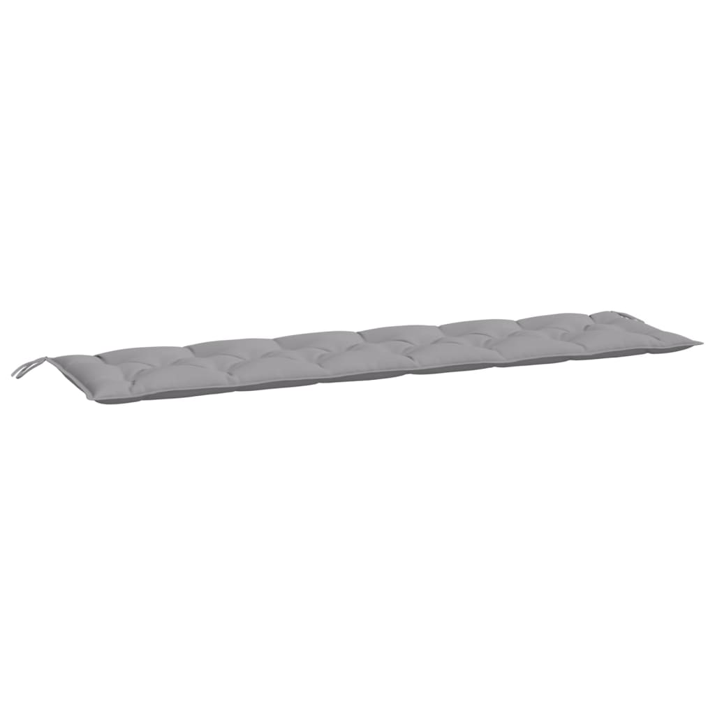 Tuinbankkussen 200x50x7 cm oxford stof grijs is nu te koop bij PeponiXL, paradijselijk wonen!