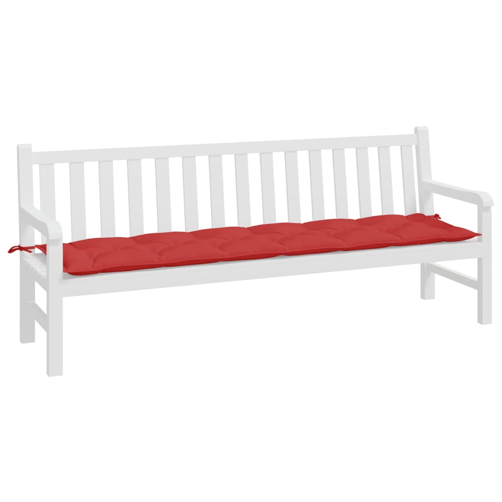 Tuinbankkussen 200x50x7 cm stof rood is nu te koop bij PeponiXL, paradijselijk wonen!