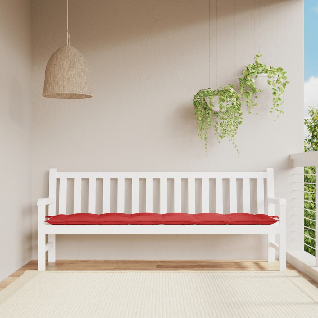 Tuinbankkussen 200x50x7 cm stof rood is nu te koop bij PeponiXL, paradijselijk wonen!