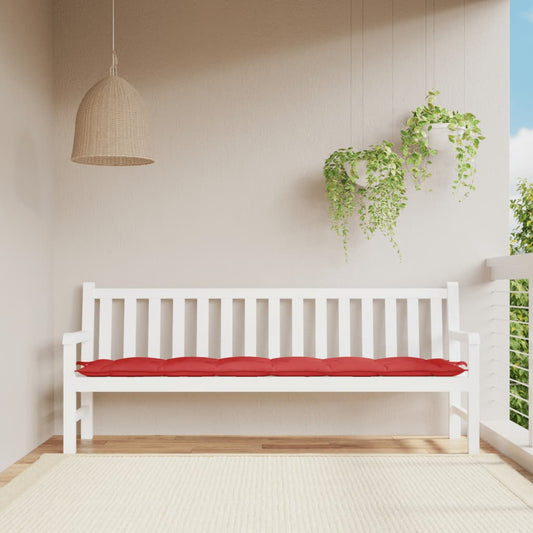 Tuinbankkussen 200x50x7 cm stof rood is nu te koop bij PeponiXL, paradijselijk wonen!
