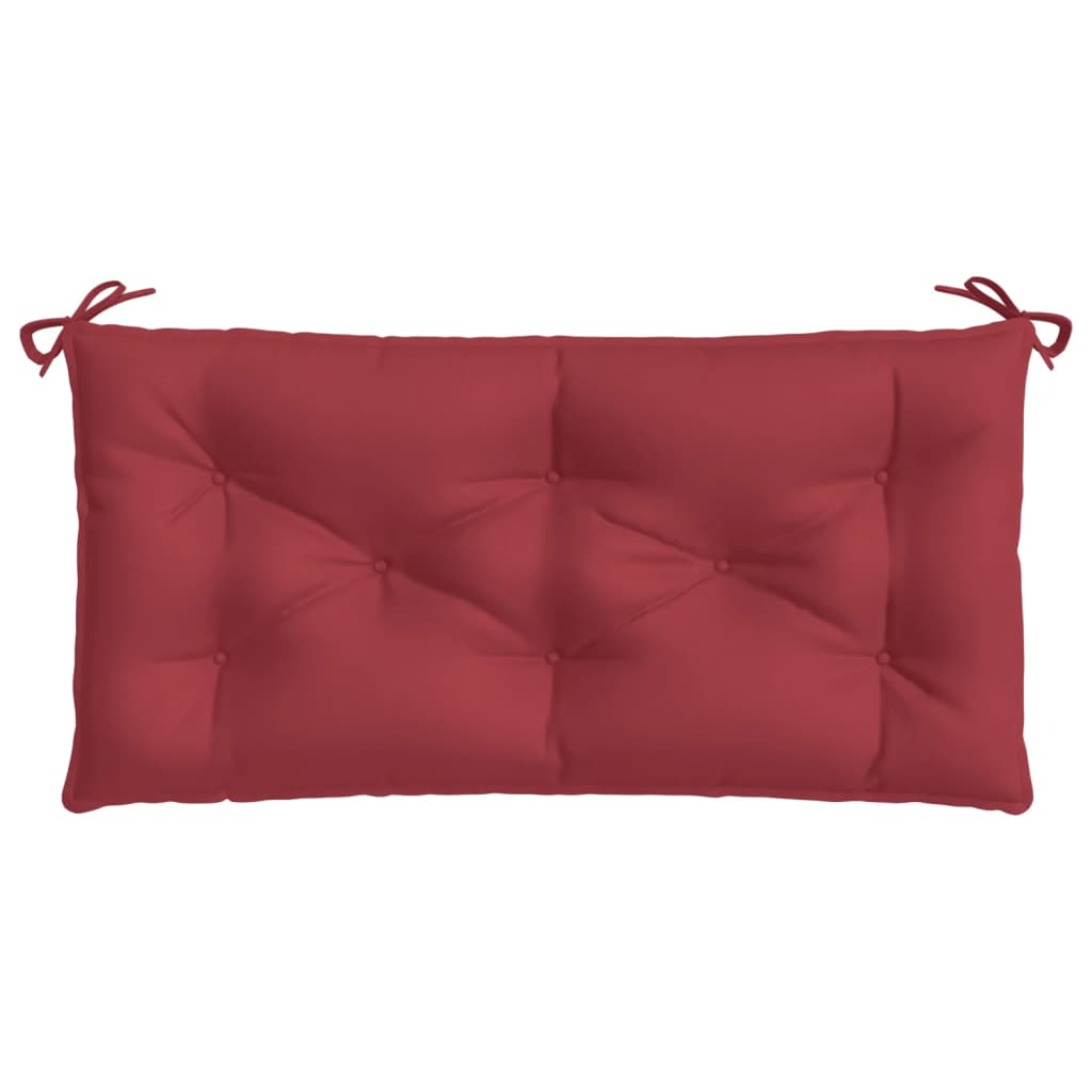 Tuinbankkussens 2 st 100x50x7 cm oxford stof wijnrood is nu te koop bij PeponiXL, paradijselijk wonen!