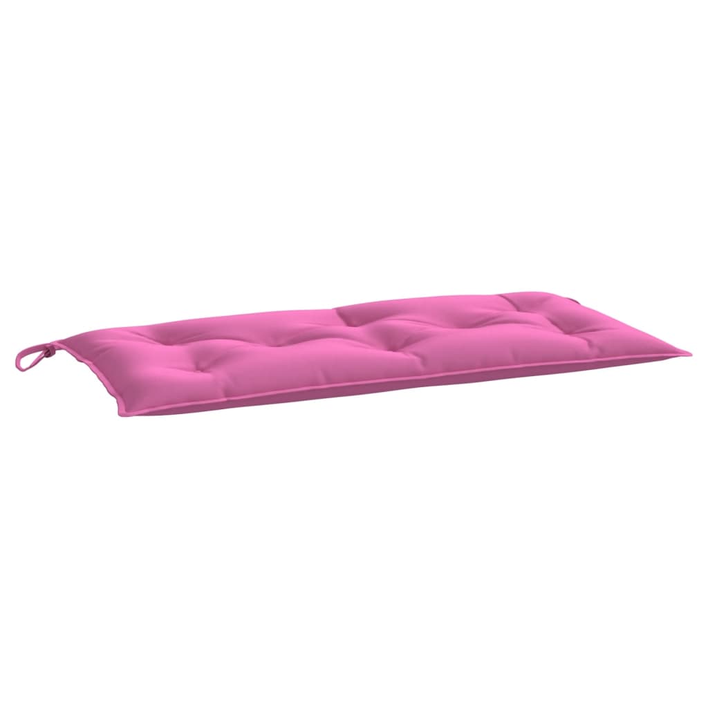 Tuinbankkussens 2 st 100x50x7 cm stof roze is nu te koop bij PeponiXL, paradijselijk wonen!