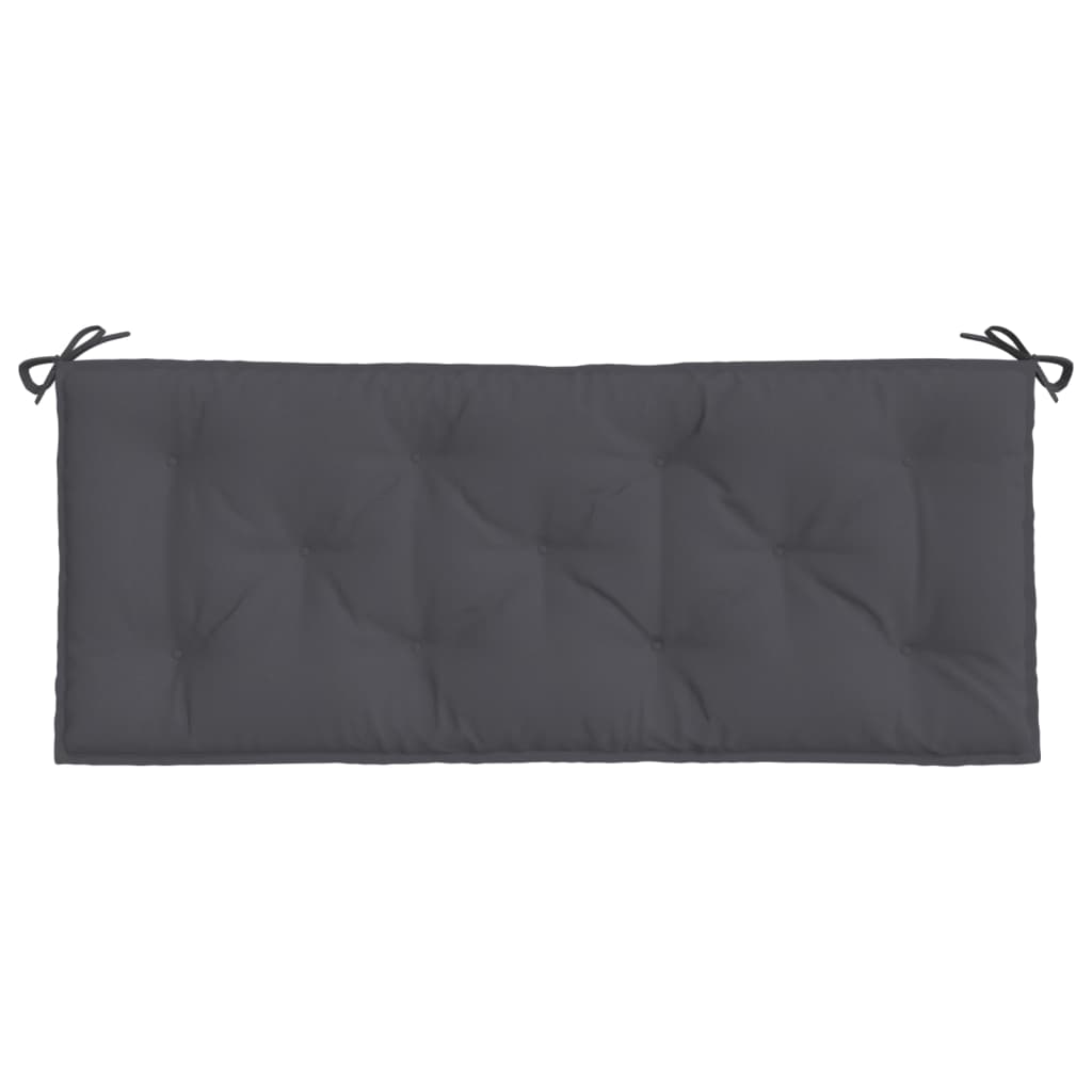 Tuinbankkussens 2 st 120x50x7 cm oxford stof antracietkleurig is nu te koop bij PeponiXL, paradijselijk wonen!
