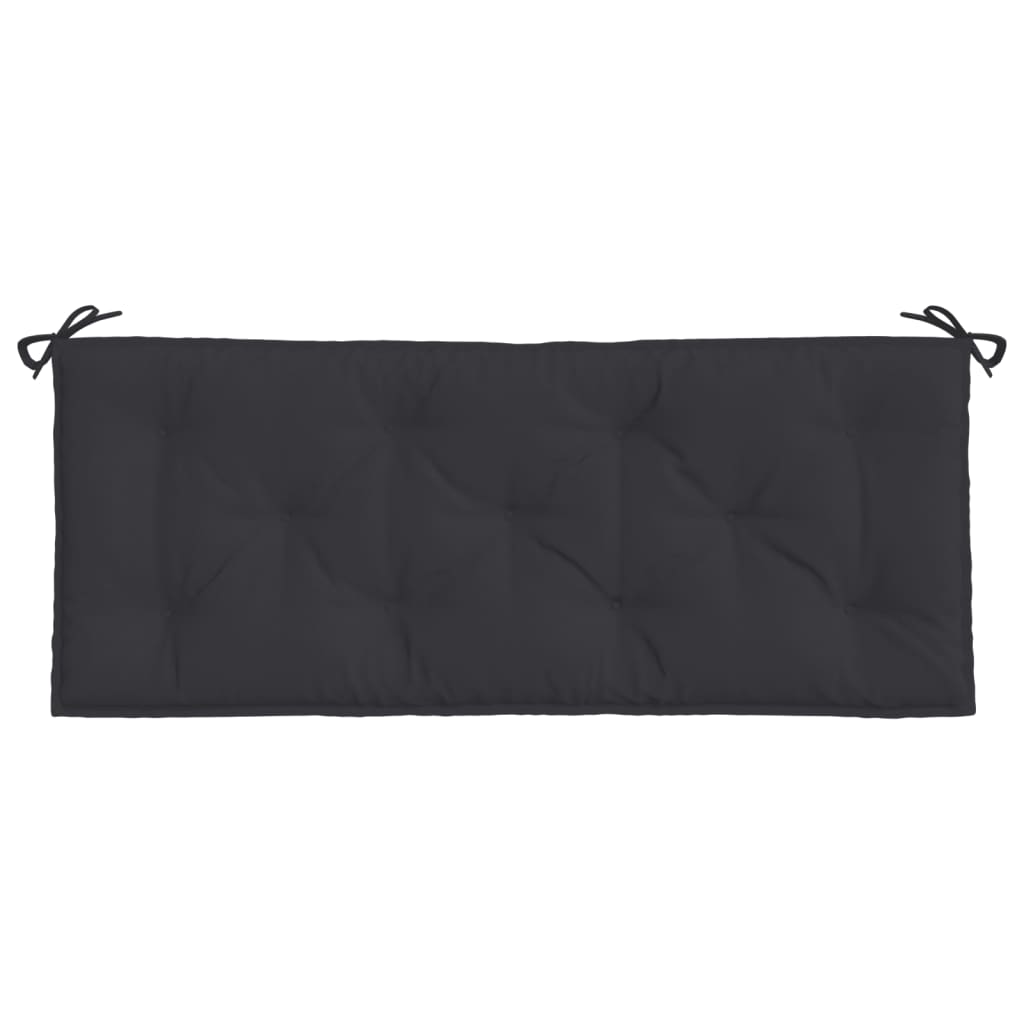 Tuinbankkussens 2 st 120x50x7 cm oxford stof zwart is nu te koop bij PeponiXL, paradijselijk wonen!