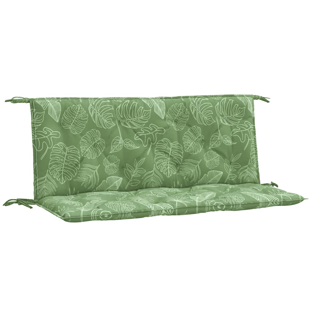 Tuinbankkussens 2 st bladpatroon 120x50x7 cm stof is nu te koop bij PeponiXL, paradijselijk wonen!