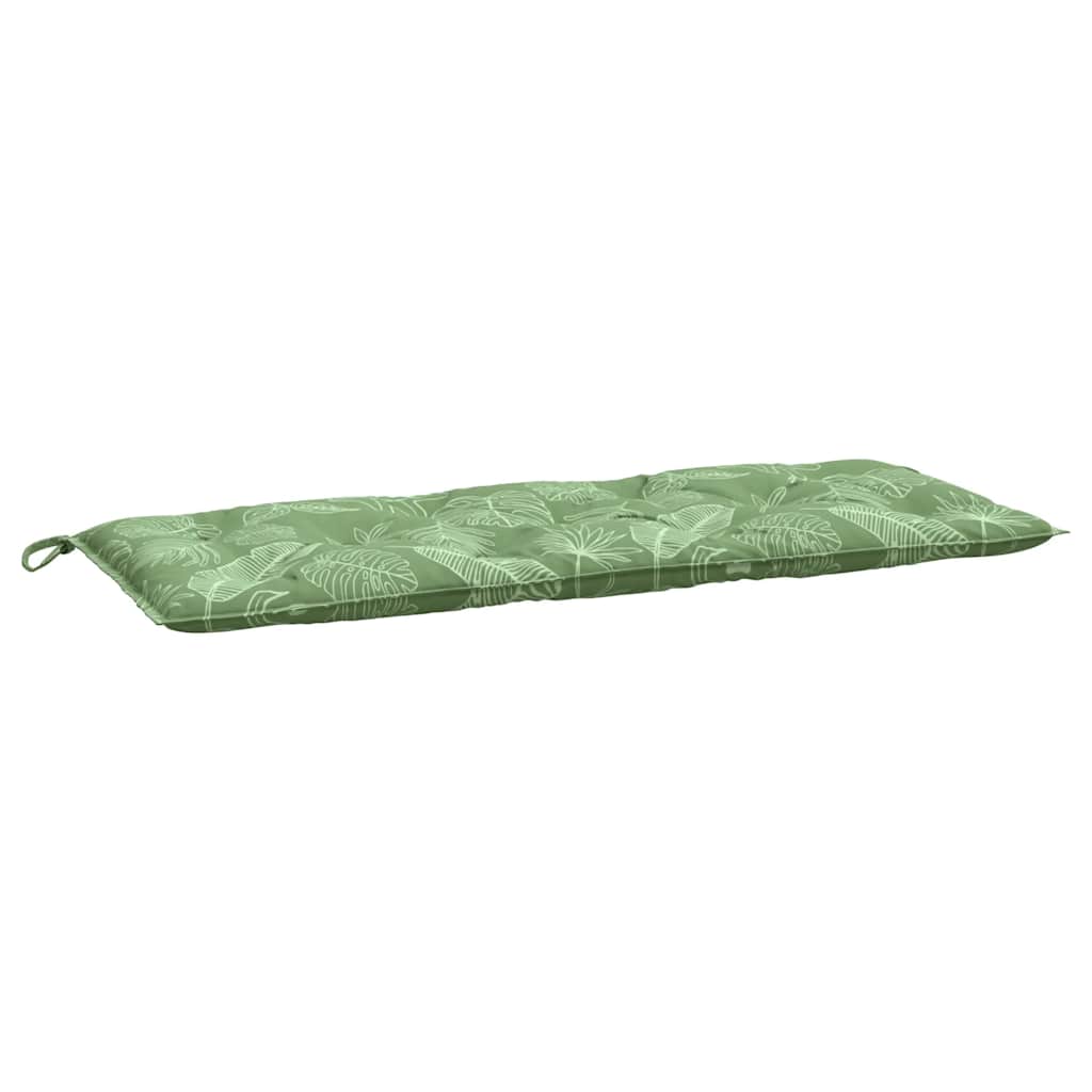 Tuinbankkussens 2 st bladpatroon 120x50x7 cm stof is nu te koop bij PeponiXL, paradijselijk wonen!