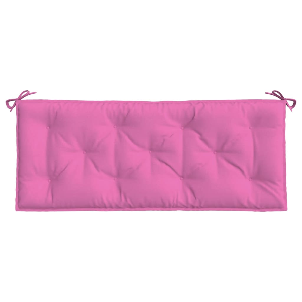 Tuinbankkussens 2 st 120x50x7 cm stof roze is nu te koop bij PeponiXL, paradijselijk wonen!