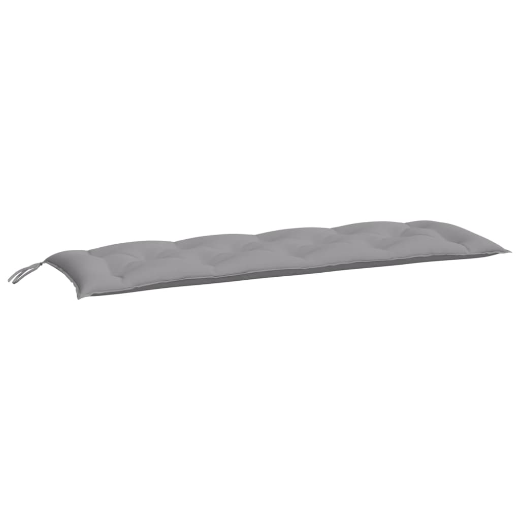 Tuinbankkussens 2 st 150x50x7 cm oxford stof grijs is nu te koop bij PeponiXL, paradijselijk wonen!