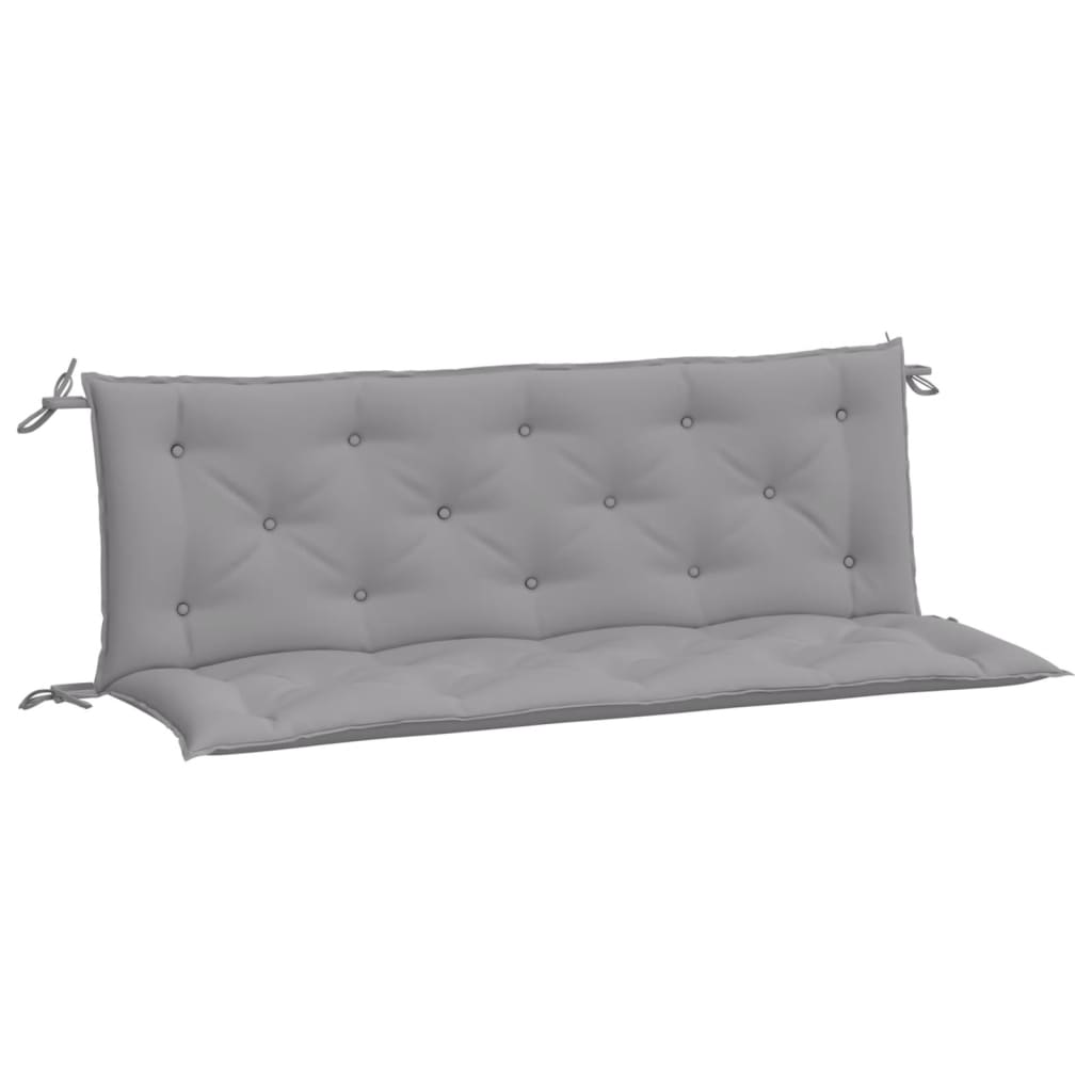 Tuinbankkussens 2 st 150x50x7 cm oxford stof grijs is nu te koop bij PeponiXL, paradijselijk wonen!
