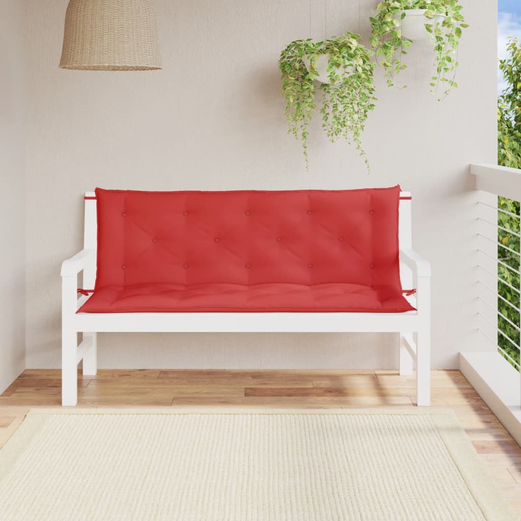 Tuinbankkussens 2 st 150x50x7 cm oxford stof rood is nu te koop bij PeponiXL, paradijselijk wonen!