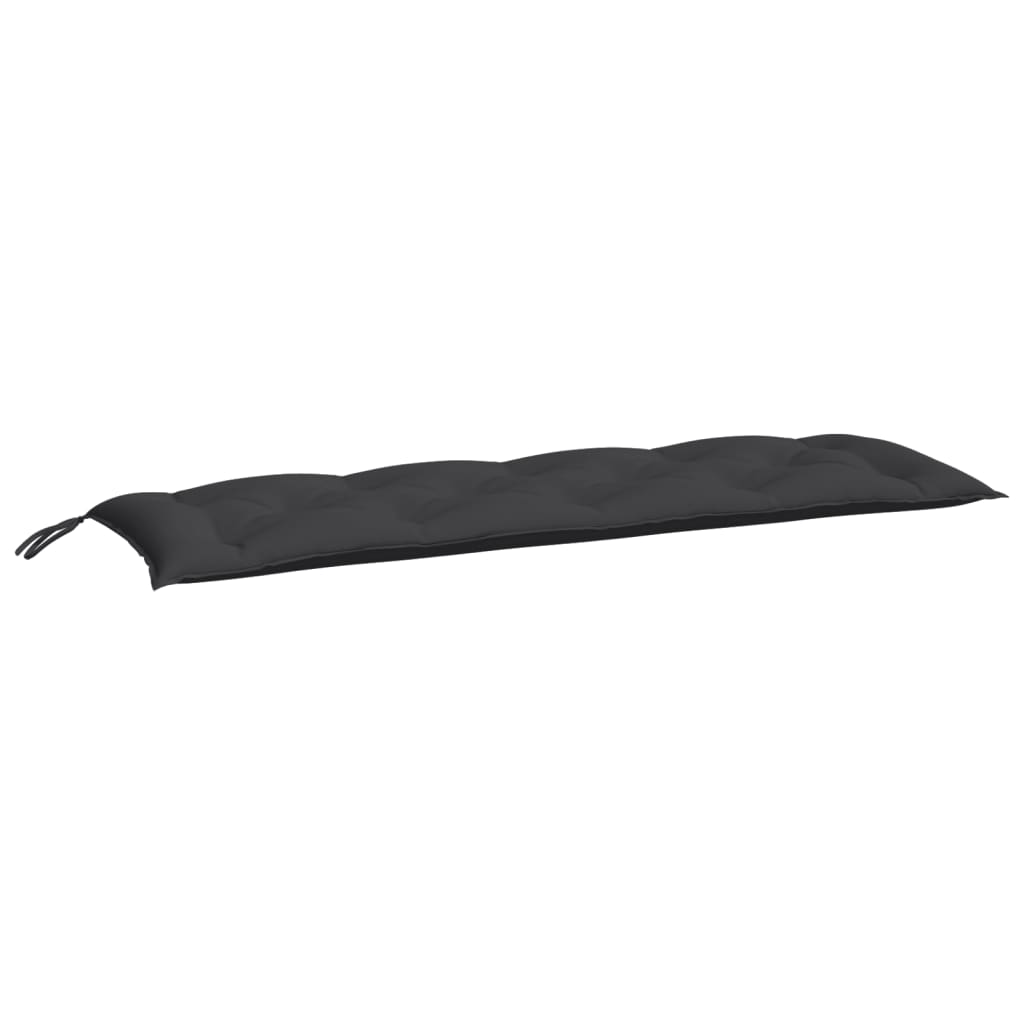 Tuinbankkussens 2 st 150x50x7 cm oxford stof zwart is nu te koop bij PeponiXL, paradijselijk wonen!