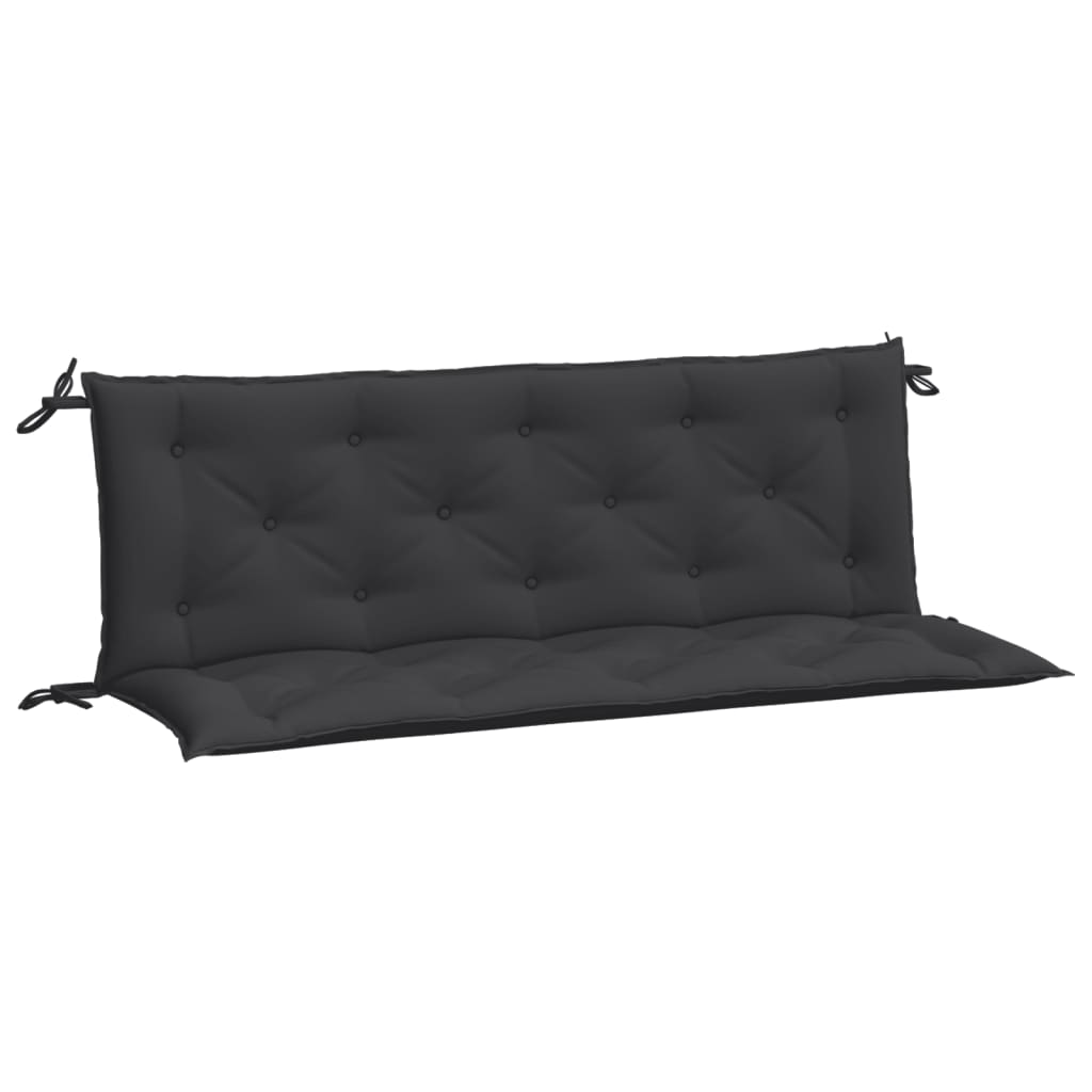Tuinbankkussens 2 st 150x50x7 cm oxford stof zwart is nu te koop bij PeponiXL, paradijselijk wonen!
