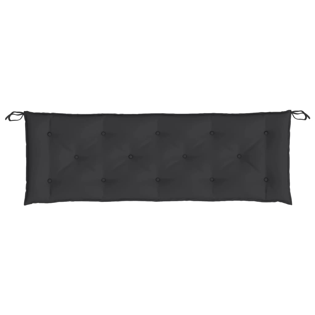 Tuinbankkussens 2 st 150x50x7 cm oxford stof zwart is nu te koop bij PeponiXL, paradijselijk wonen!