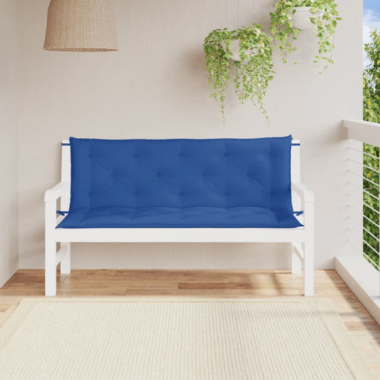 Tuinbankkussens 2 st 150x50x7 cm oxford stof blauw is nu te koop bij PeponiXL, paradijselijk wonen!