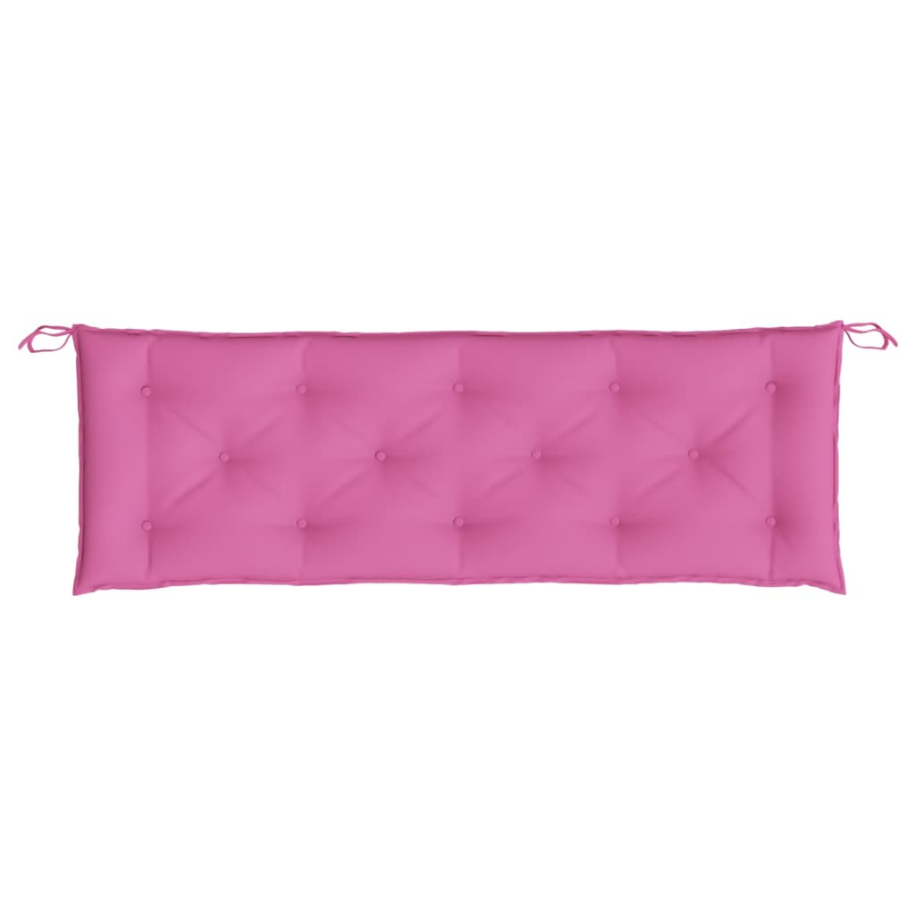 Tuinbankkussens 2 st 150x50x7 cm stof roze is nu te koop bij PeponiXL, paradijselijk wonen!