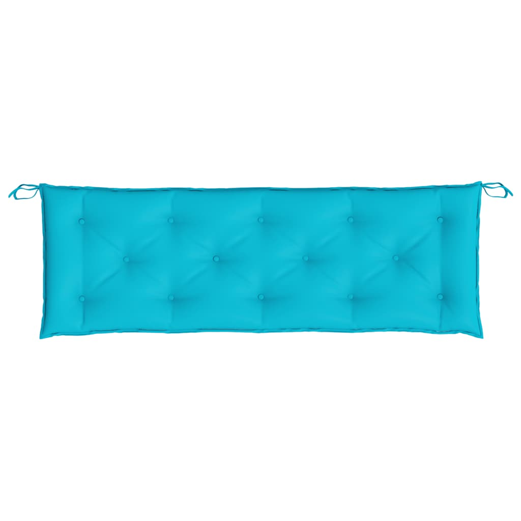 Tuinbankkussens 2 st 150x50x7 cm stof turquoise is nu te koop bij PeponiXL, paradijselijk wonen!