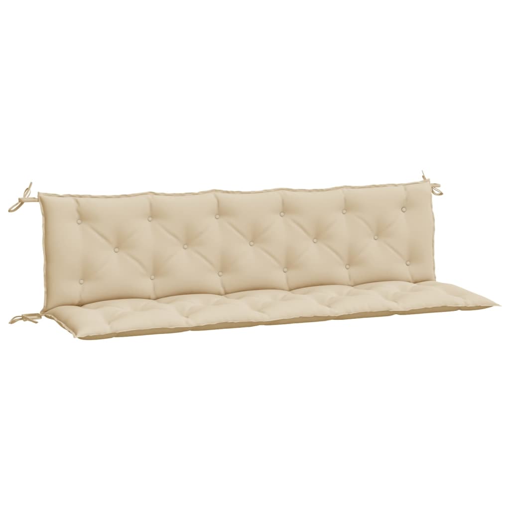 Tuinbankkussens 2 st 180x50x7 cm oxford stof beige is nu te koop bij PeponiXL, paradijselijk wonen!