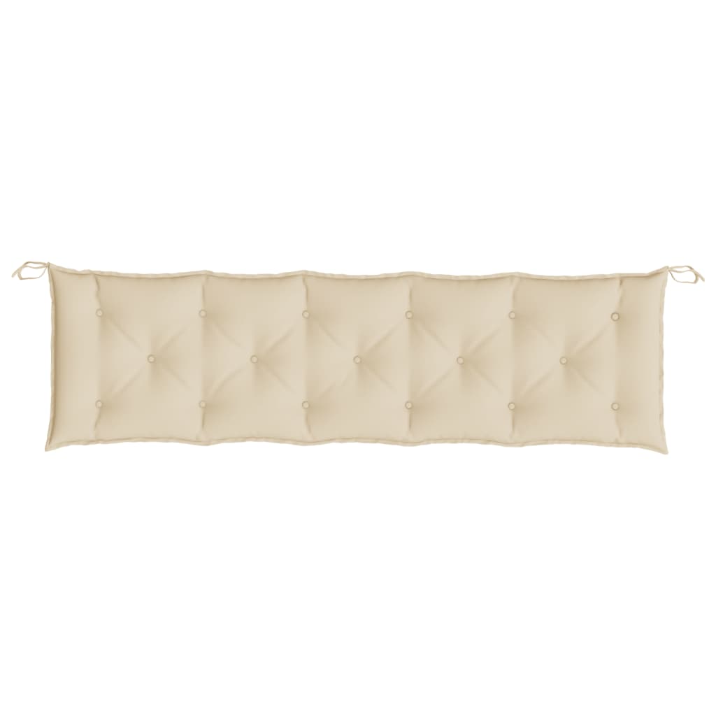 Tuinbankkussens 2 st 180x50x7 cm oxford stof beige is nu te koop bij PeponiXL, paradijselijk wonen!