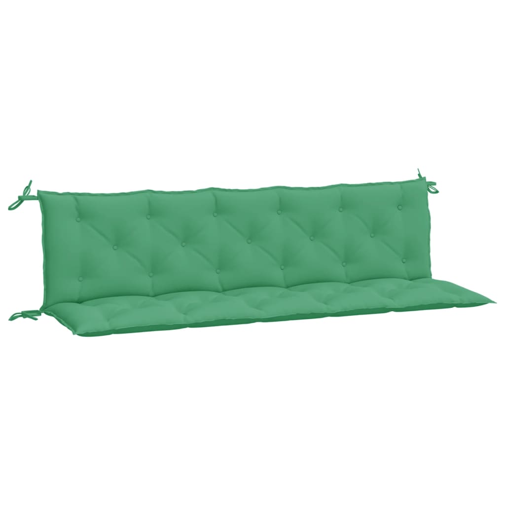 Tuinbankkussens 2 st 180x50x7 cm oxford stof groen is nu te koop bij PeponiXL, paradijselijk wonen!