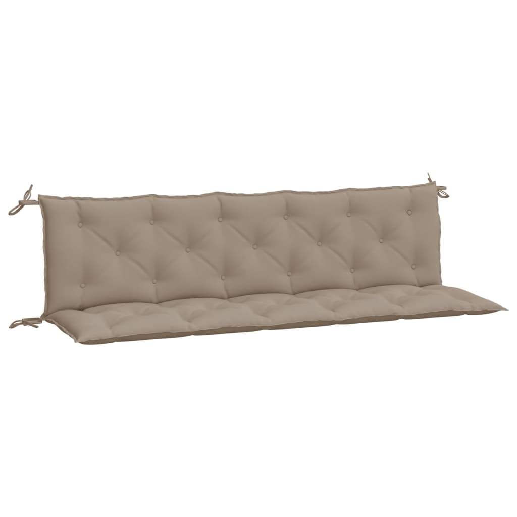 Tuinbankkussens 2 st 180x50x7 cm oxford stof taupe is nu te koop bij PeponiXL, paradijselijk wonen!