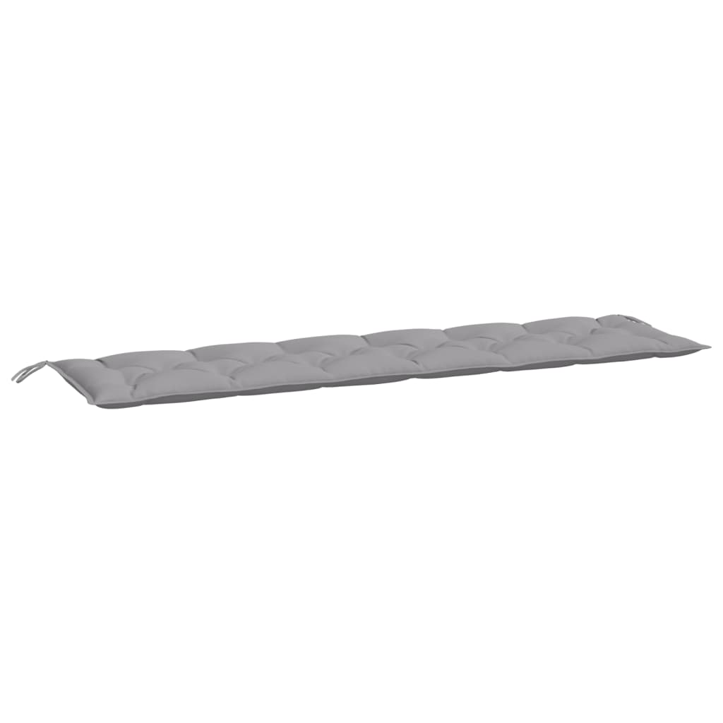 Tuinbankkussens 2 st 200x50x7 cm oxford stof grijs is nu te koop bij PeponiXL, paradijselijk wonen!