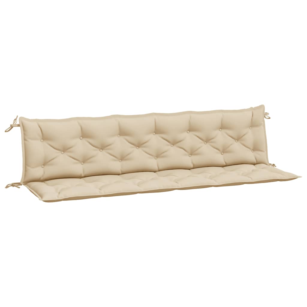 Tuinbankkussens 2 st 200x50x7 cm oxford stof beige is nu te koop bij PeponiXL, paradijselijk wonen!