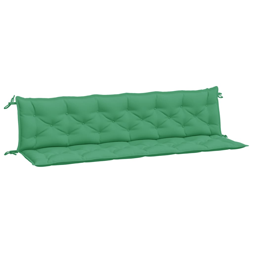 Tuinbankkussens 2 st 200x50x7 cm oxford stof groen is nu te koop bij PeponiXL, paradijselijk wonen!