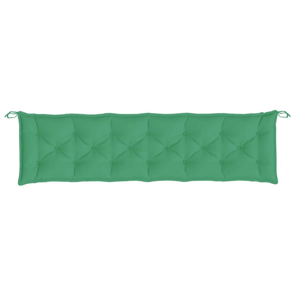 Tuinbankkussens 2 st 200x50x7 cm oxford stof groen is nu te koop bij PeponiXL, paradijselijk wonen!