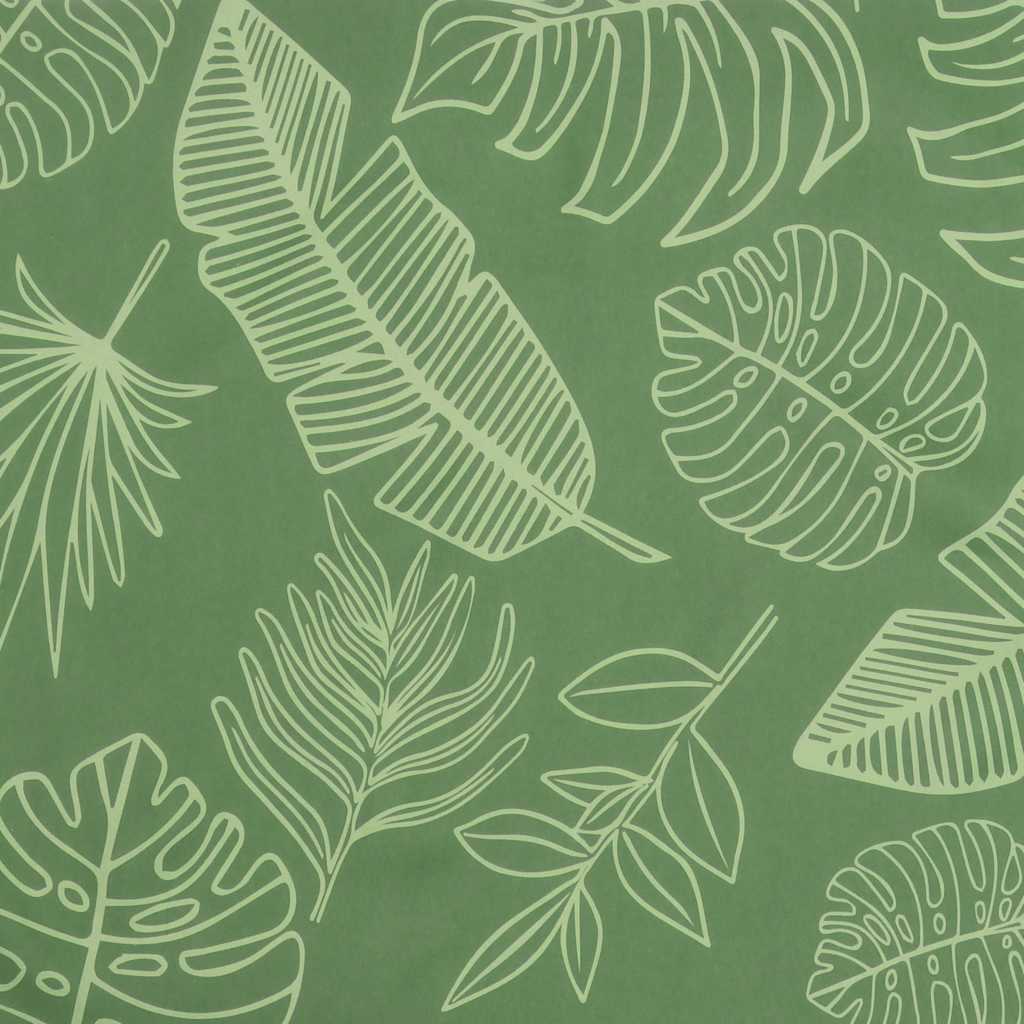 Tuinbankkussens 2 st bladpatroon 200x50x7 cm stof is nu te koop bij PeponiXL, paradijselijk wonen!