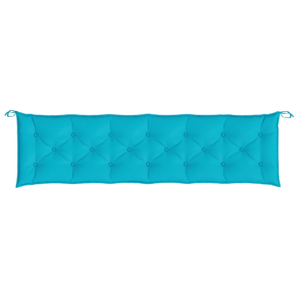 Tuinbankkussens 2 st 200x50x7 cm stof turquoise is nu te koop bij PeponiXL, paradijselijk wonen!
