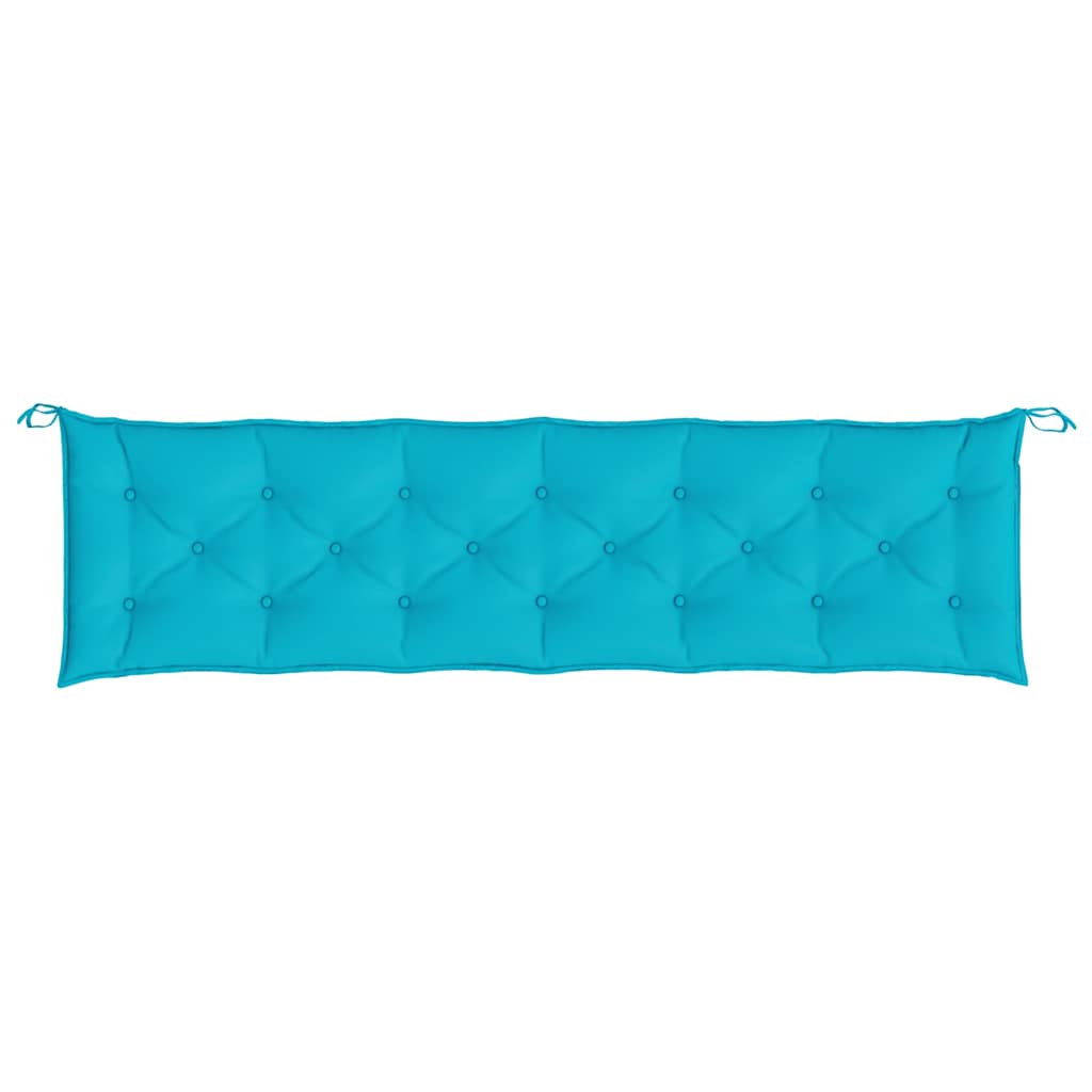 Tuinbankkussens 2 st 200x50x7 cm stof turquoise is nu te koop bij PeponiXL, paradijselijk wonen!