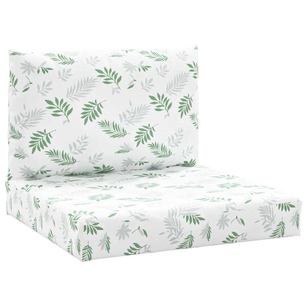 Palletkussens 2 st bladpatroon oxford stof is nu te koop bij PeponiXL, paradijselijk wonen!