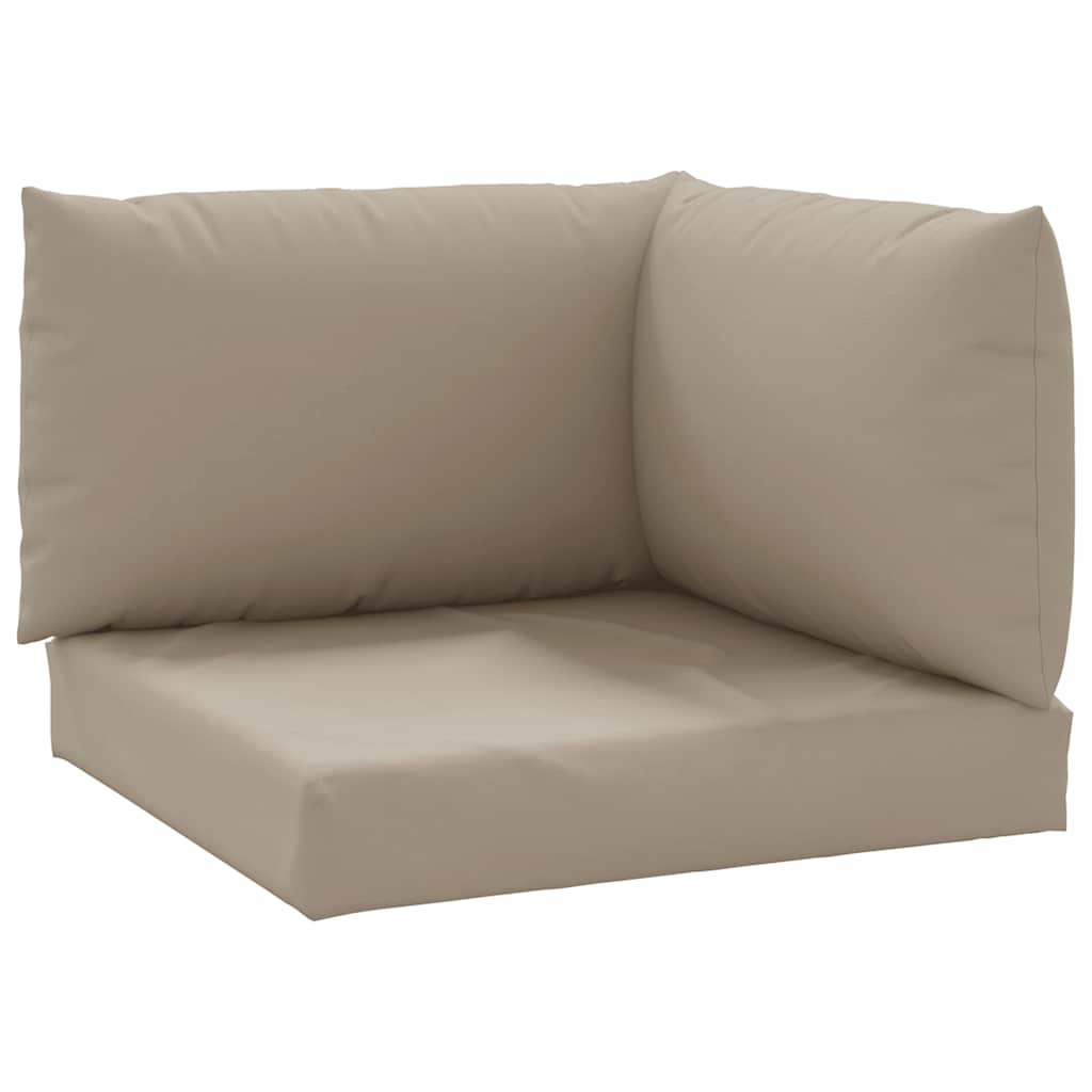 Palletkussens 3 st oxford stof taupe is nu te koop bij PeponiXL, paradijselijk wonen!