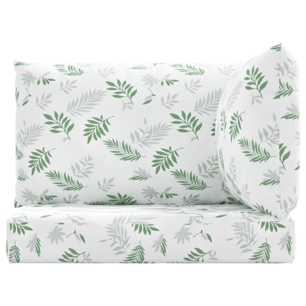 Palletkussens 3 st bladpatroon oxford stof is nu te koop bij PeponiXL, paradijselijk wonen!